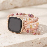Rose Glow Sunstone Fitbit Watch Band