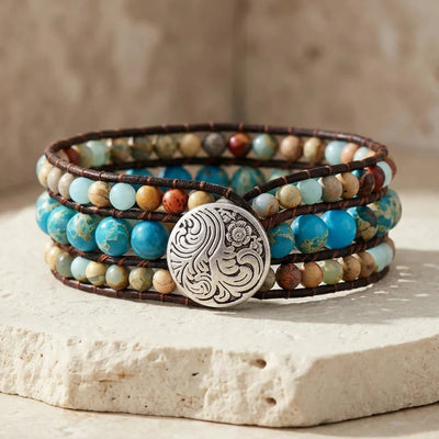 Jasper Focus Boho Bracelet