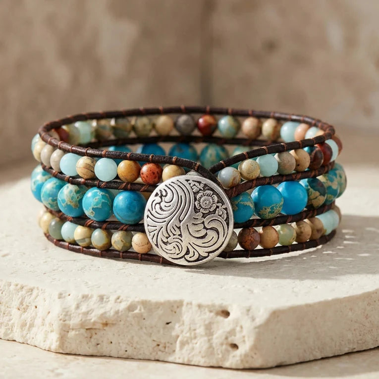 Jasper Focus Boho Bracelet