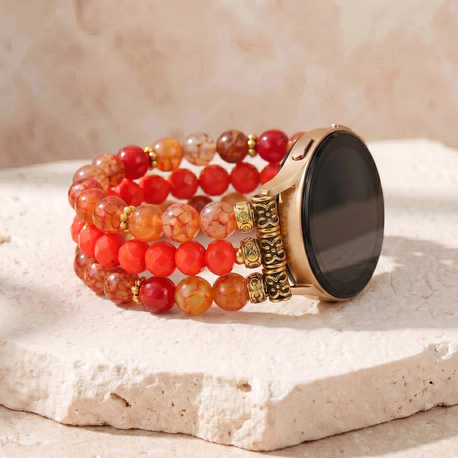 Fierce Agate Watch Band