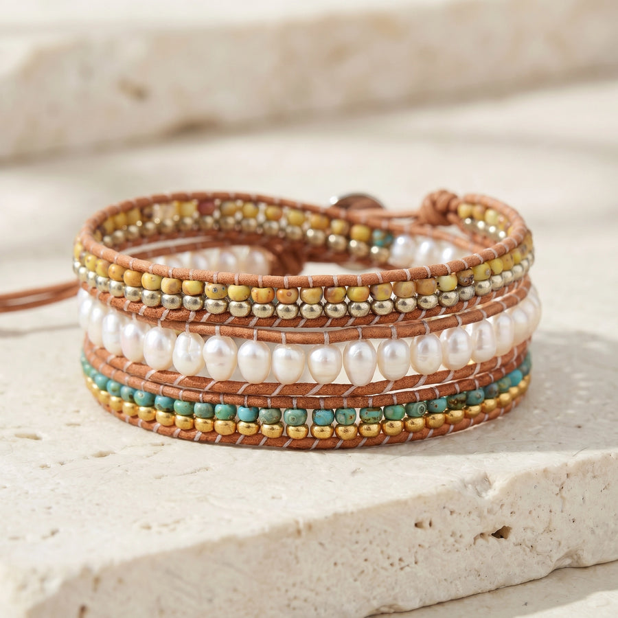 Divine Feminine Pearl Bracelet